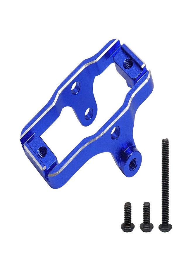 GTHELE Aluminum Servo Mount Bracket for Traxxas TRX4M Upgrade Parts 1/18 RC Crawler Car (Dark Blue) - Image 1